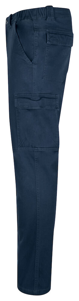 Clique - Cargo Pocket Stretch Broek in Dark Navy
