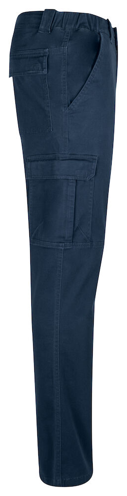 Clique - Cargo Pocket Stretch Broek in Dark Navy