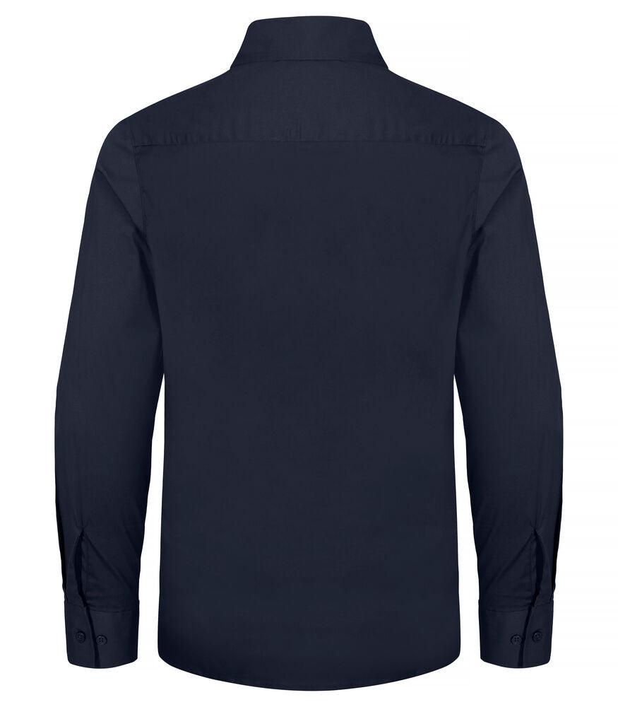 Clique Heren Hemd - LS Stretch Shirt