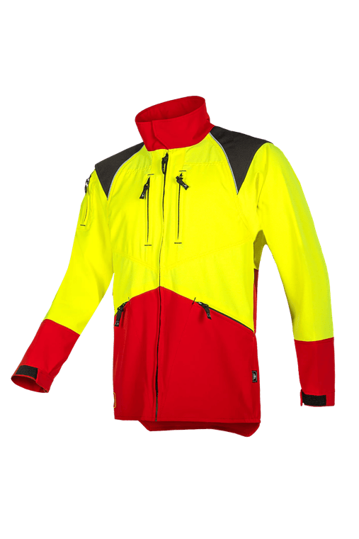 SIP - werkjas "Forest Pro" (Rood/Fluo Geel)
