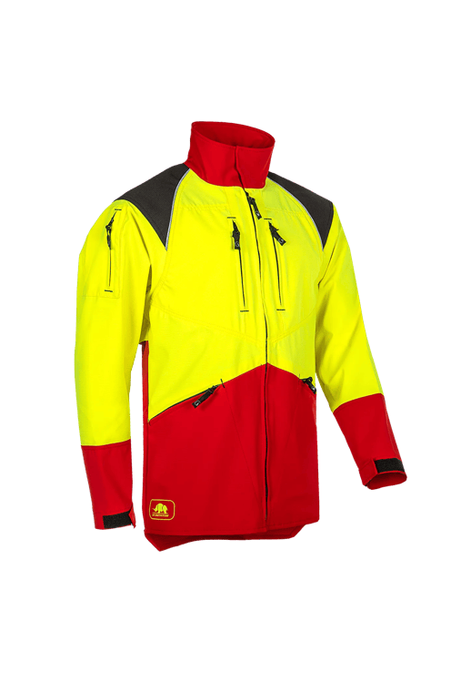SIP - werkjas "Forest Pro" (Rood/Fluo Geel)