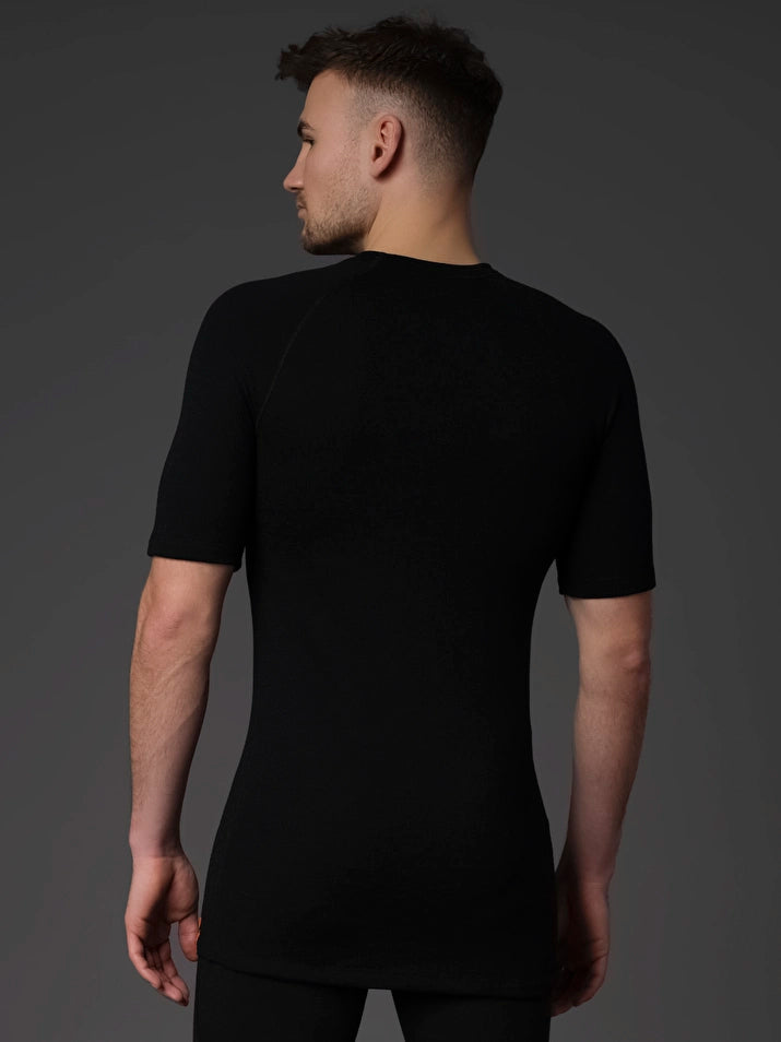 Comazo - Merinowollen shirt met 1/4 mouwen | 220 g/m² | Hoge thermische prestaties