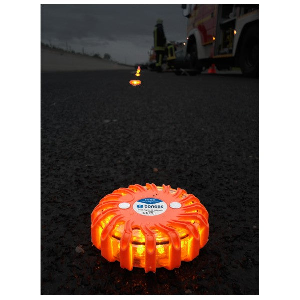 LED signaallamp - Oplaadbaar inclusief lader USB/12V/220V - Oranje