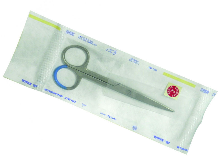 Gima - STERIELE SCHAAR scherp/scherp - recht - 13 cm