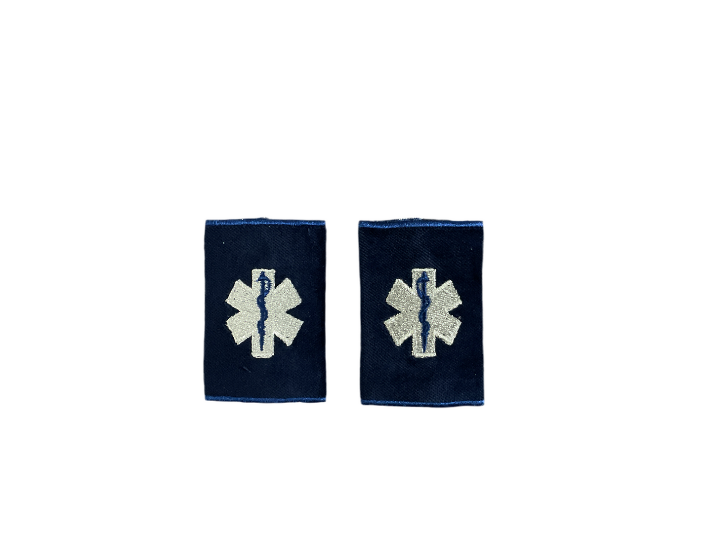 Schouderpassant Marine, zilveren Star of Life