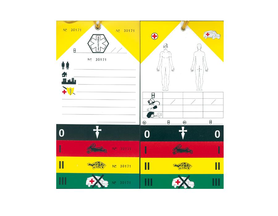 Triagekaarten (per 25stuks)