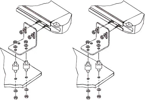 Anti-vibration kit for SMLED SL (Silent Blocks)