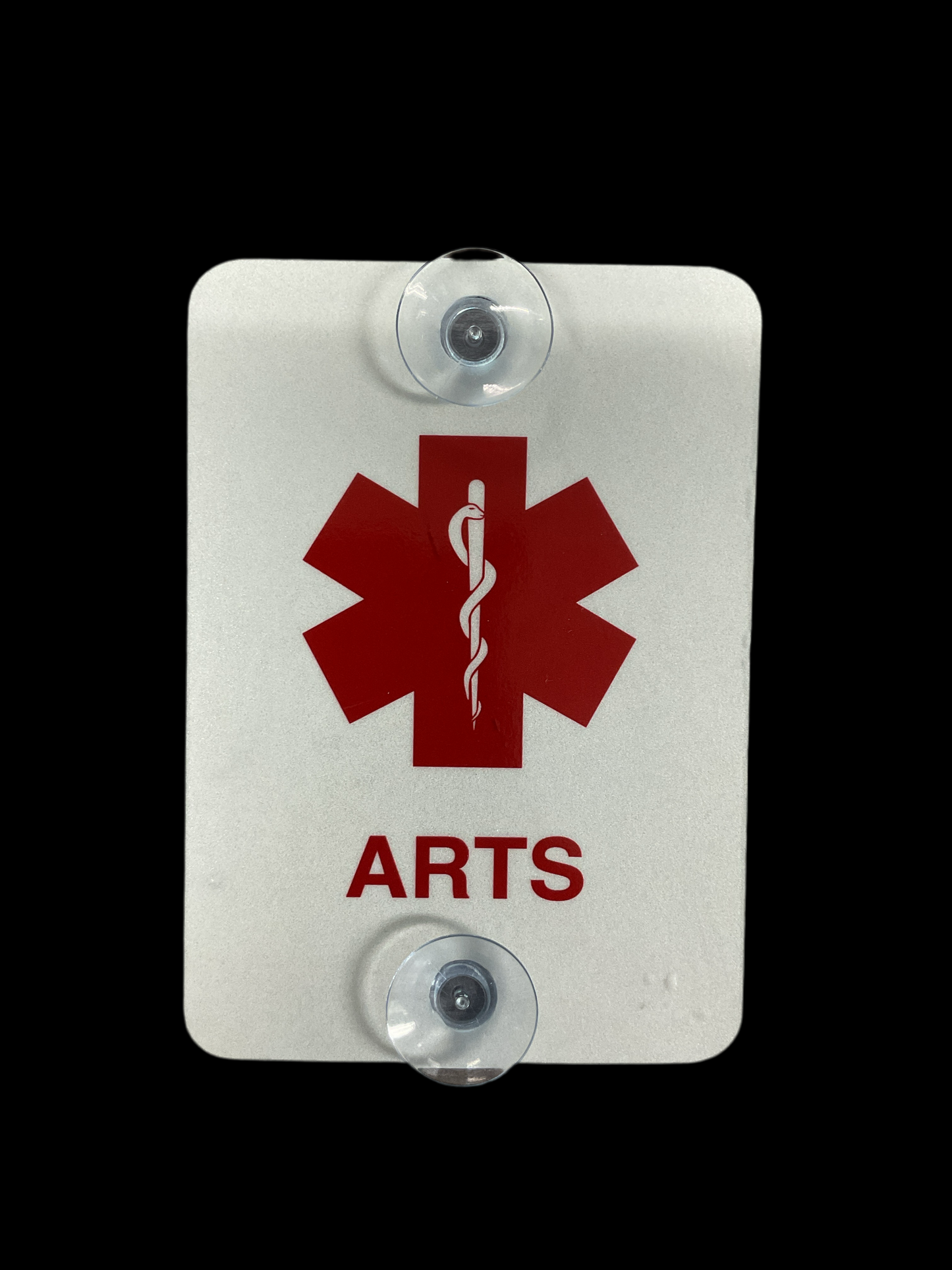 Autoplaatje Arts reflecterend