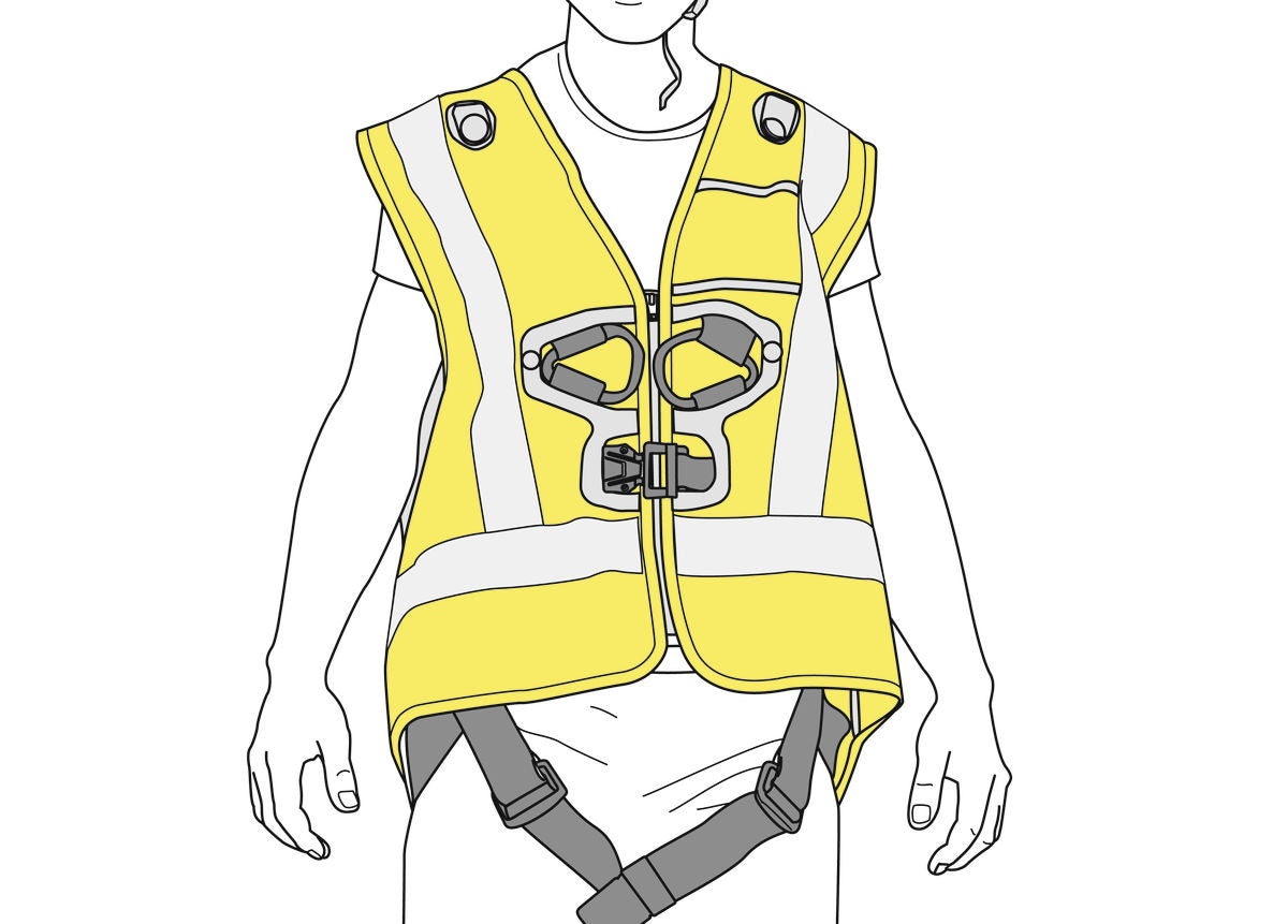 Petzl - Hi-Viz vest voor Newton antivalgordel