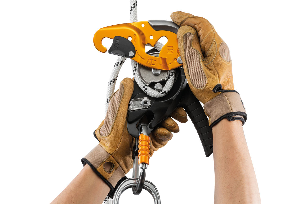 Petzl - I’D® S afdaalapparaat (Geel)