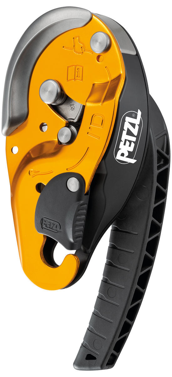 Petzl - I’D® S afdaalapparaat (Geel)