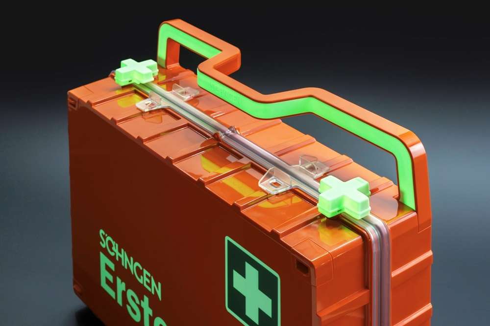 SOH - SÖHNGEN® EHBO Verbandkoffer Large "DYNAMIC-GLOW L" met inhoud volgens DIN 13169