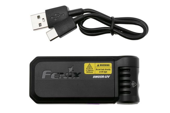 Fenix - SW05R-UV Clip-on light 150 lumen