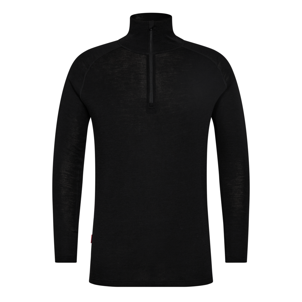 Engel - Merino Wollen ondershirt met zipper