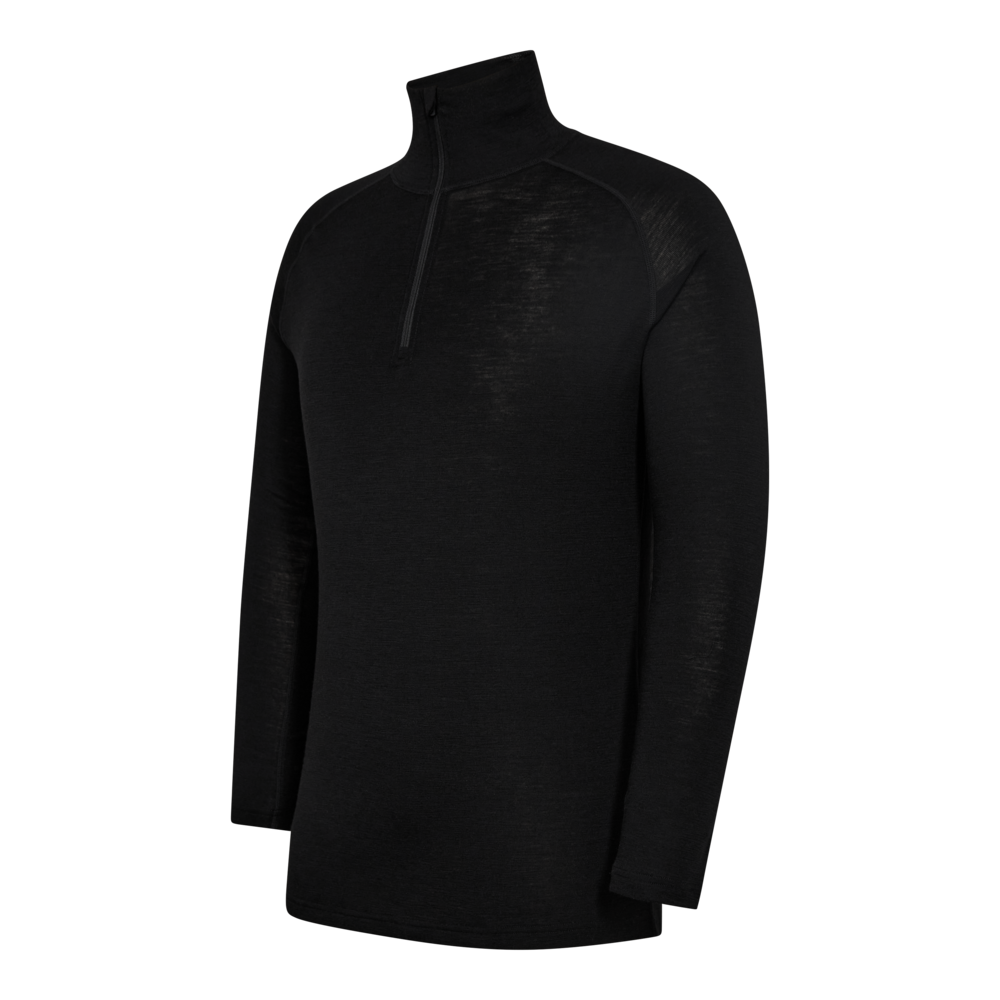 Engel - Merino Wollen ondershirt met zipper