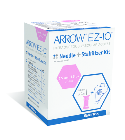 Arrow® EZ-IO® Needle set 15mm, incl. Stabilizer & connector - Per Stuk