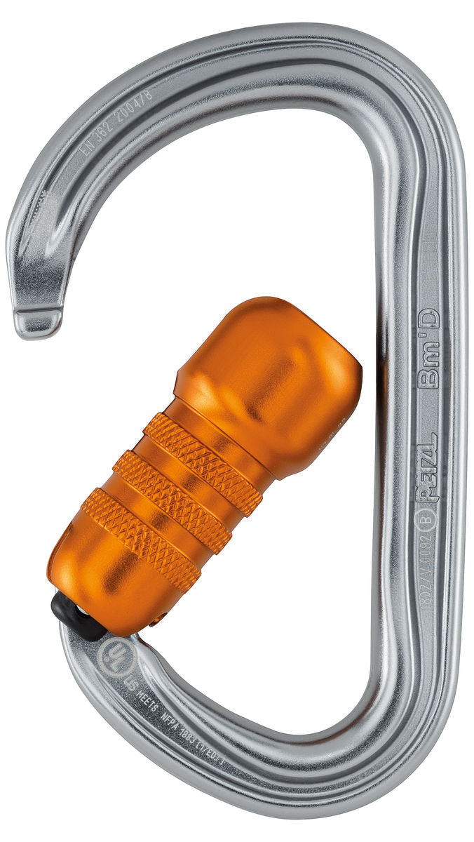 Petzl - Karabijnhaak Bm'D - Triact Lock - grijs