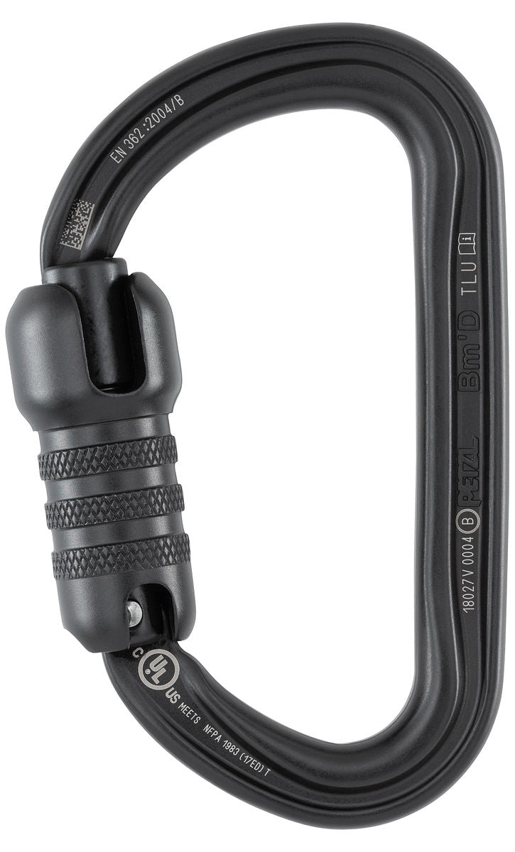 Petzl - Karabijnhaak Bm'D - Triact Lock - zwart