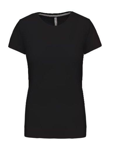 K380 T-shirt Kariban met ronde hals DAMES