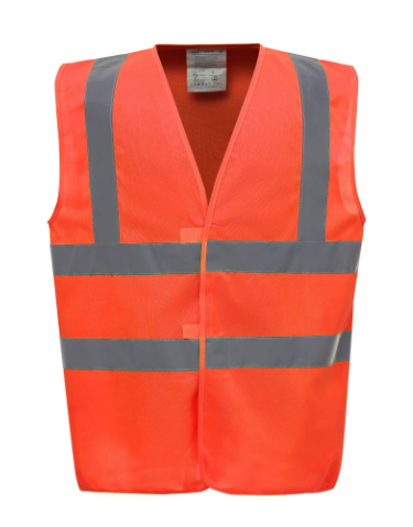 YOKO - Signalisatievest met 2 Banden & Bretels