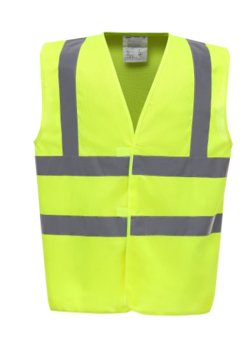 YOKO - Signalisatievest met 2 Banden & Bretels