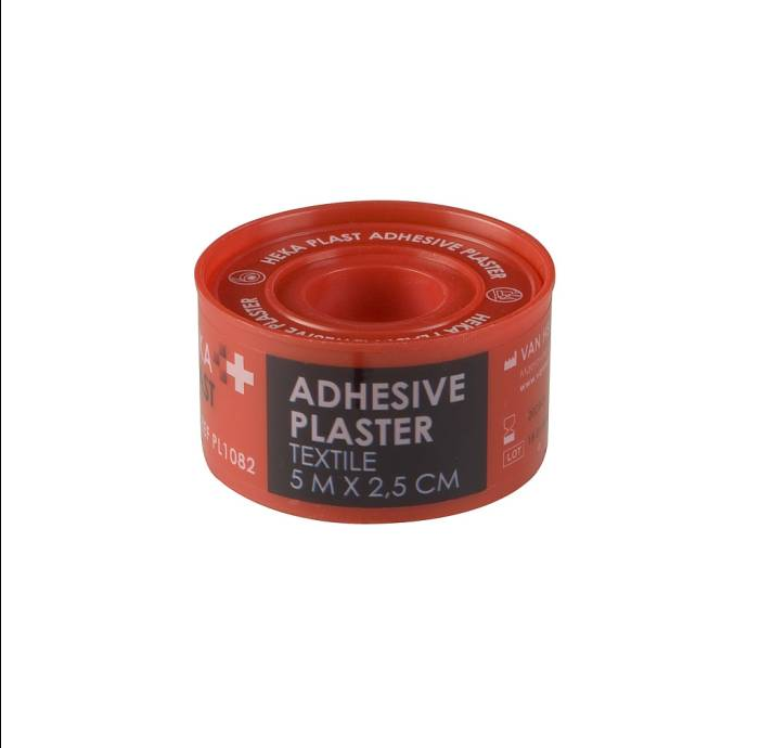 Heka - Hechtpleister "Plast" 2.5cm x 5m - per stuk