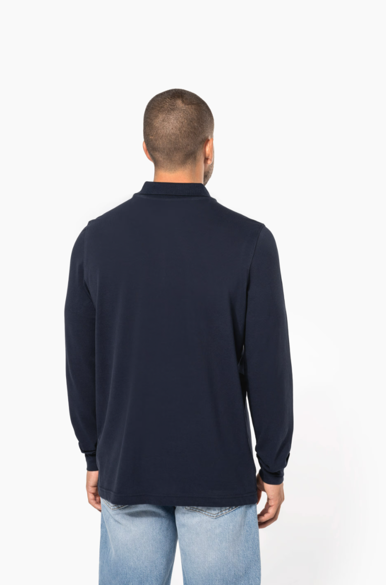 K256 Piqué - Herenpolo lange mouwen