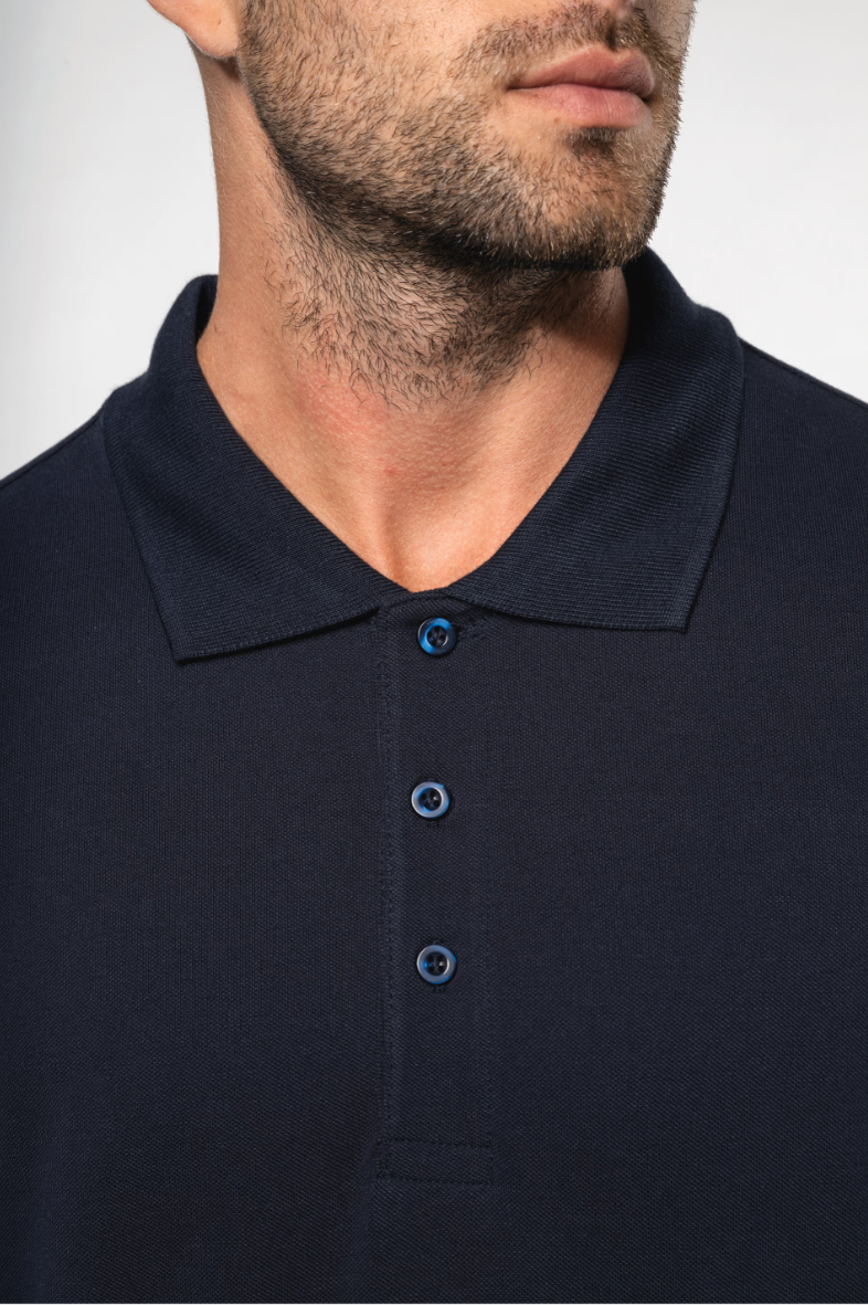 K256 Piqué - Herenpolo lange mouwen