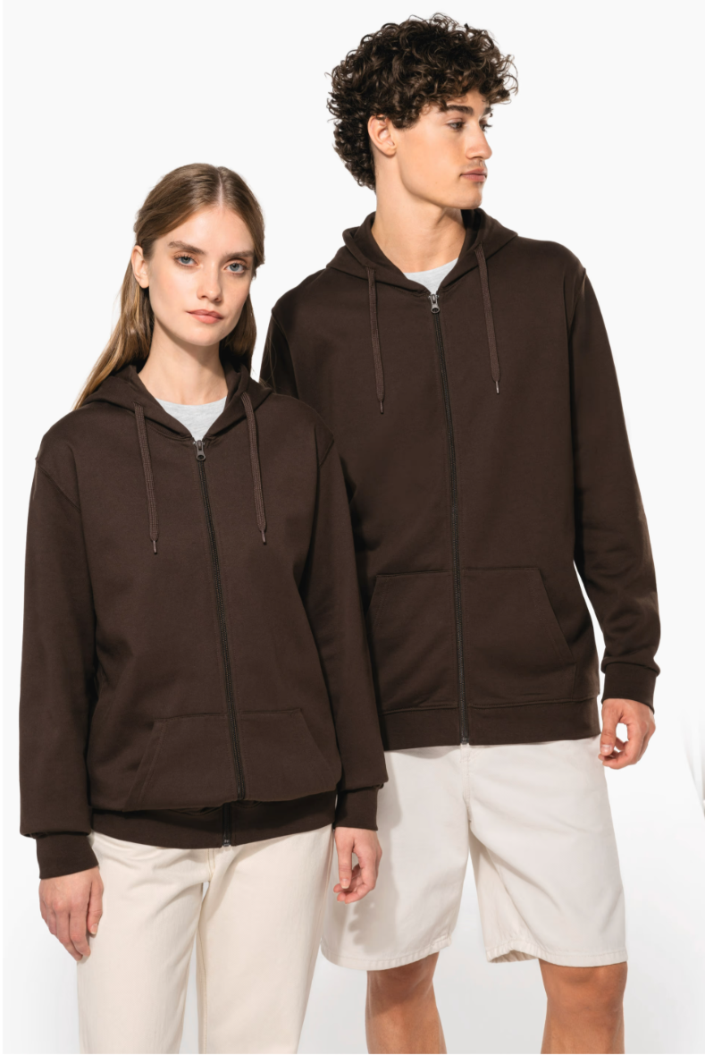 K479 Hoodie met rits