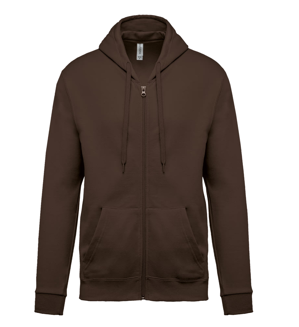 K479 Hoodie met rits