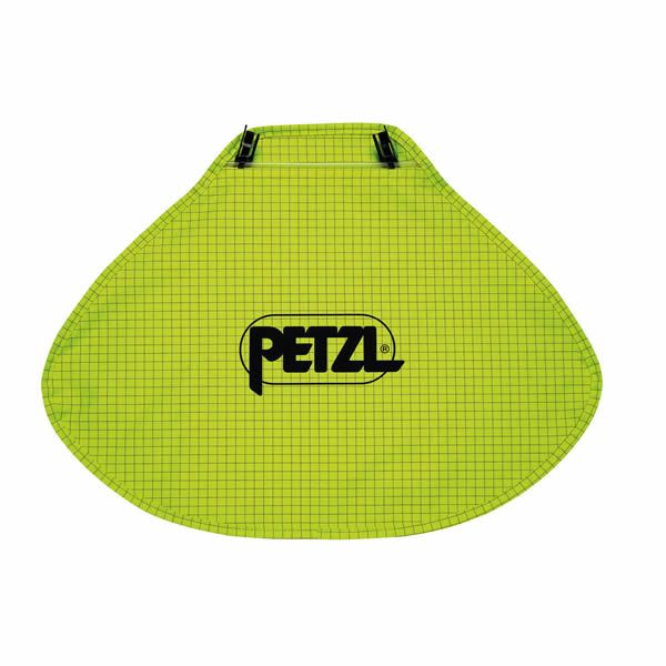 Petzl nekbescherming voor veiligheidshelm Fluo-Geel