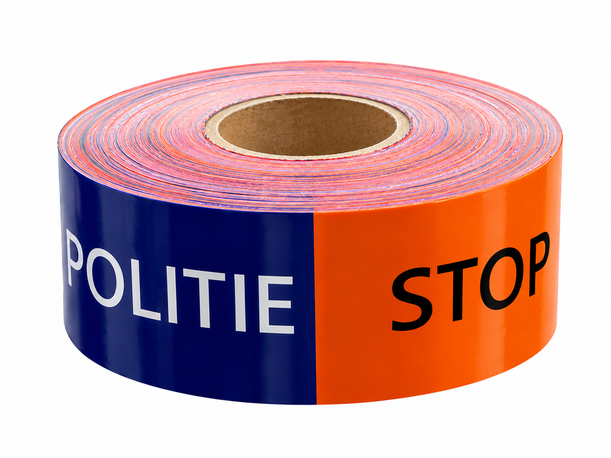 Afspanlint Politie "Stop"