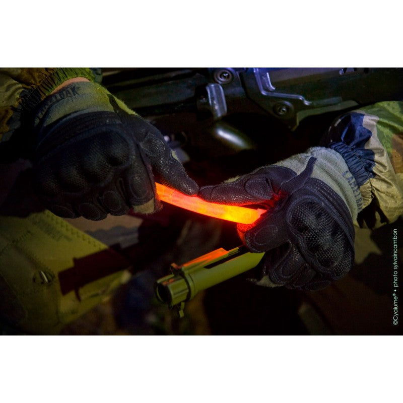 Chemlight - breeklicht ORANJE 15cm (6'') lichtstaaf 12h glow stick