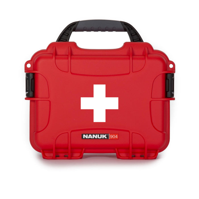 NANUK 904 - EHBO waterdichte case - Rood (leeg)