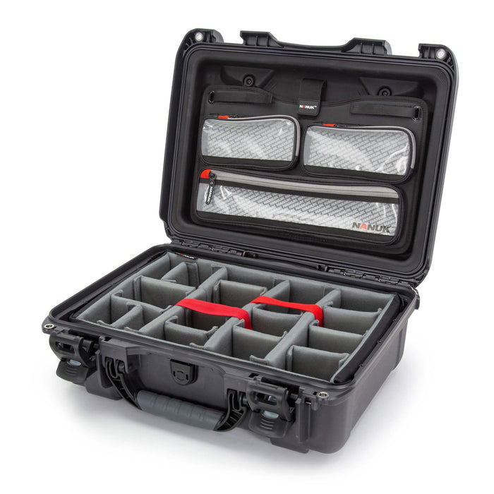 NANUK 925 waterdichte hardcase met Padded Divider + Lid Organizer
