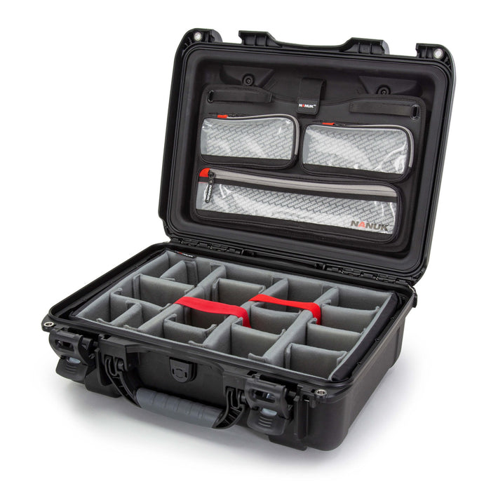 NANUK 925 waterdichte hardcase met Padded Divider + Lid Organizer