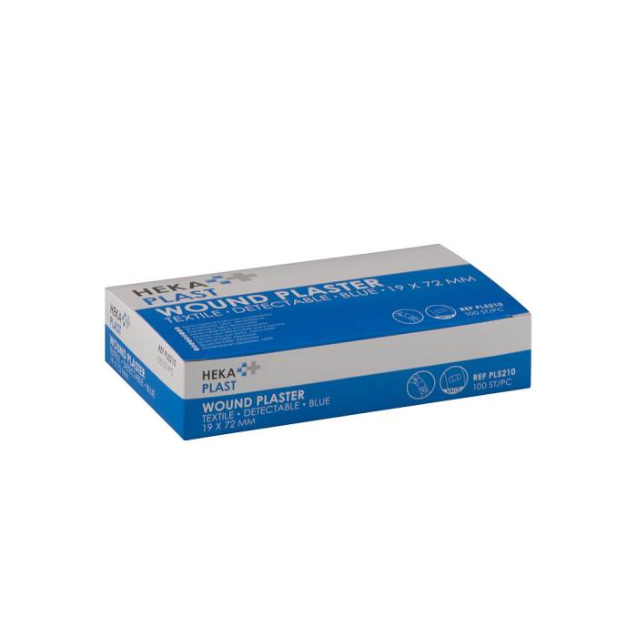 Heka - Plast detectable wondpleister 19 x 72mm niet-steriel