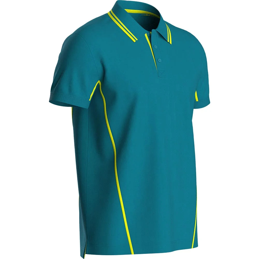 Rescuewear - Poloshirt Basic blauw/geel