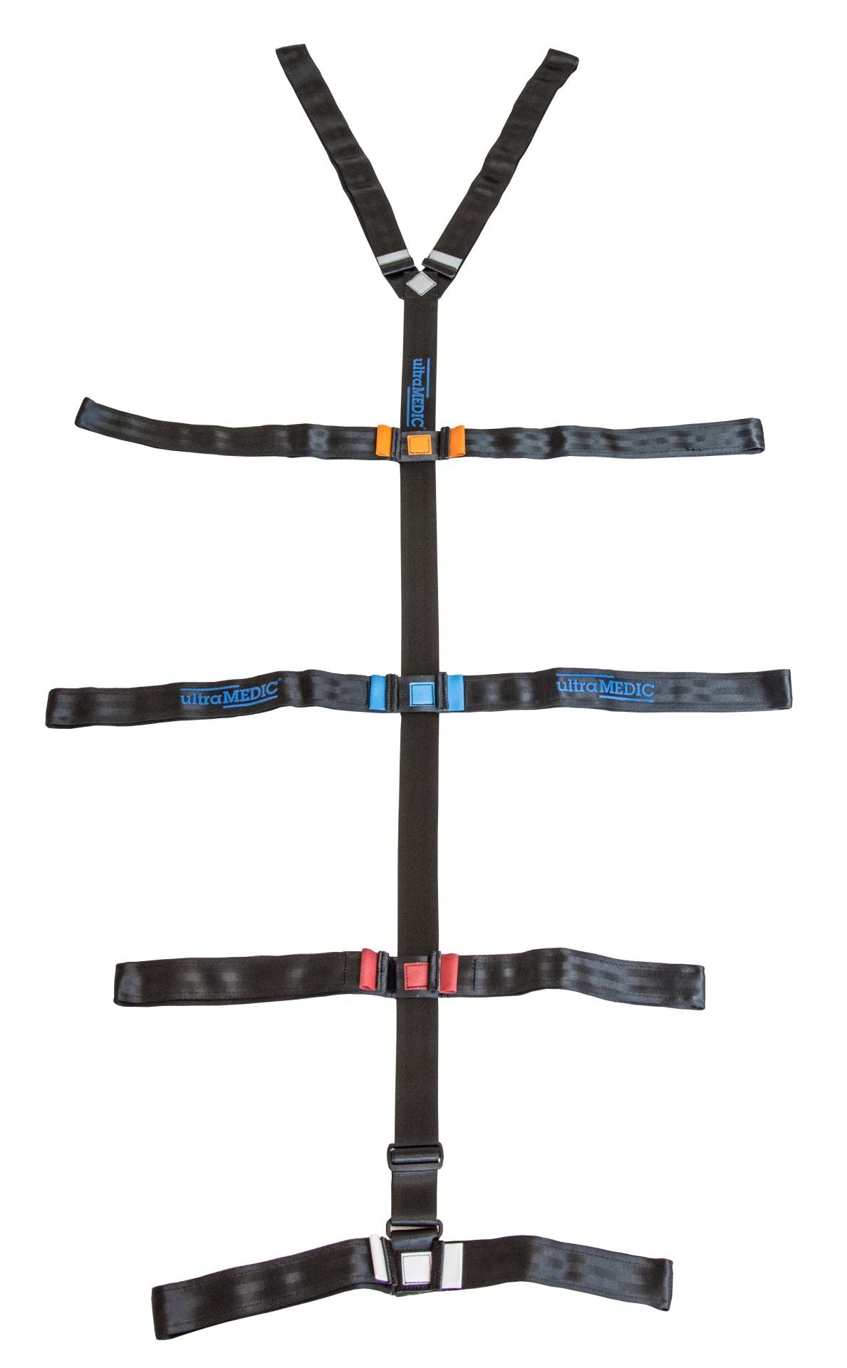 UltraMedic - ultraSTRAPS-harnassysteem voor rugplank met klittenbandsluiting