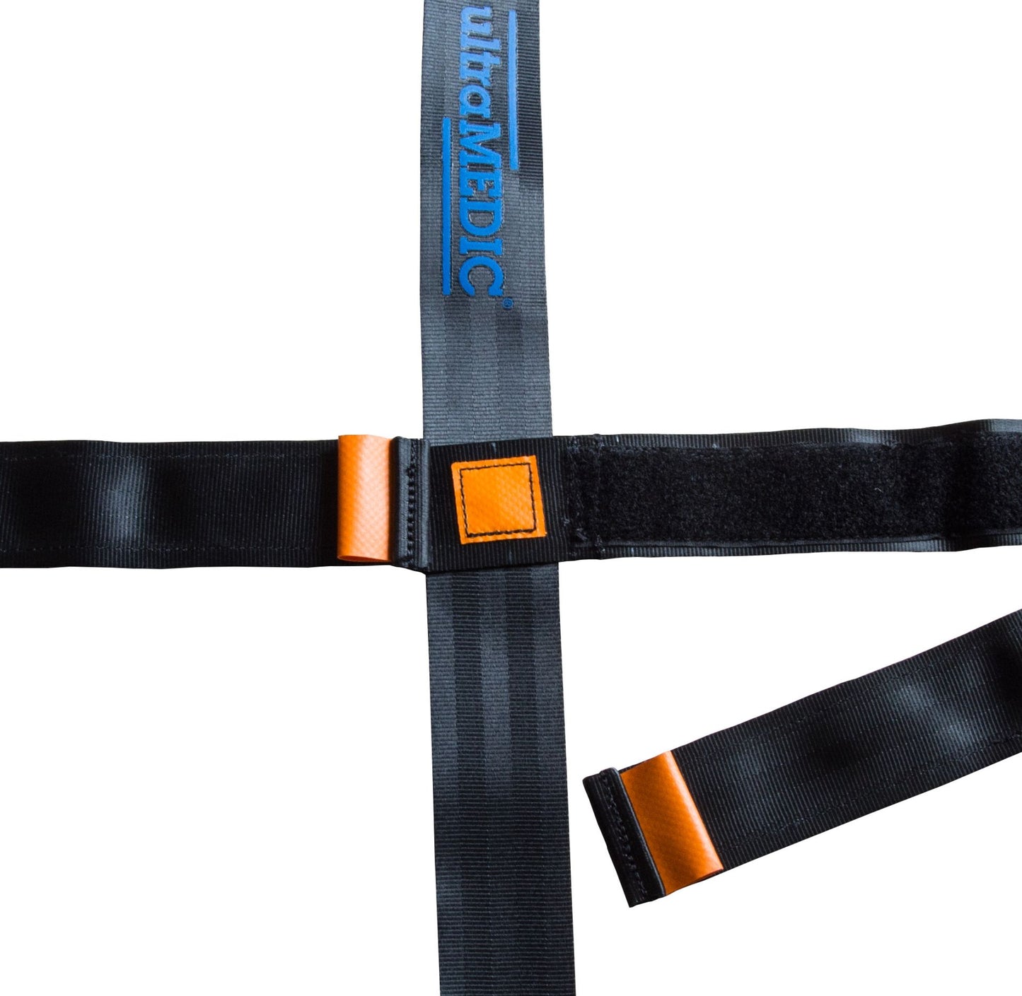 UltraMedic - ultraSTRAPS-harnassysteem voor rugplank met klittenbandsluiting