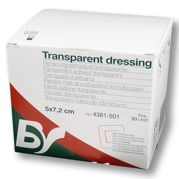 BV - Transparant verband Steriel 5 x 7 cm