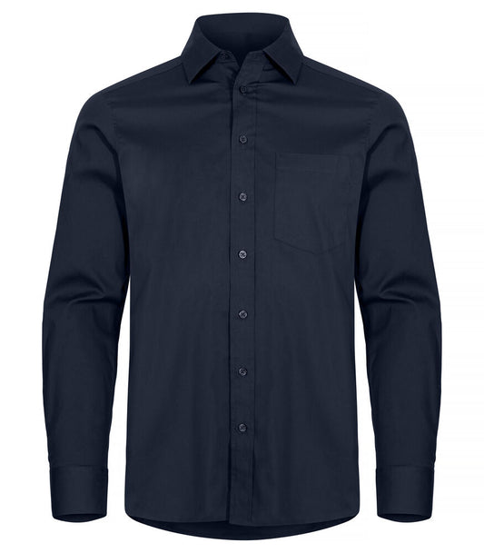 Clique Heren Hemd - LS Stretch Shirt