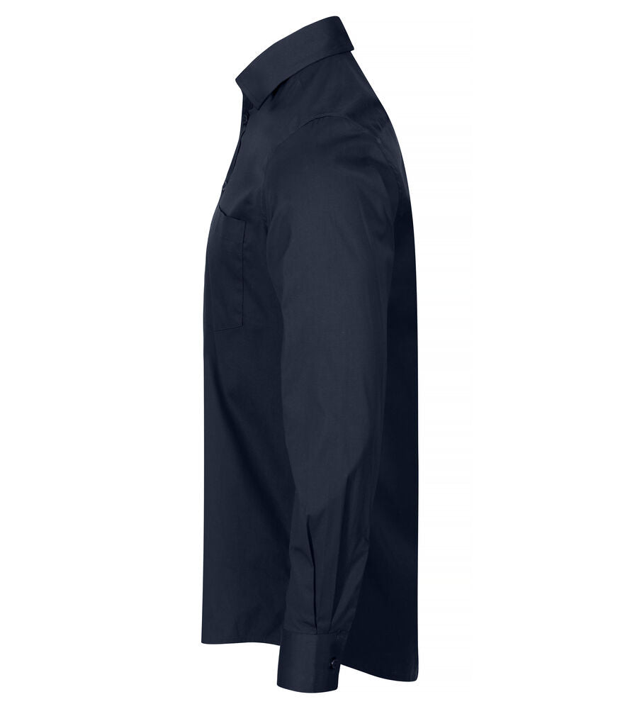 Clique Heren Hemd - LS Stretch Shirt
