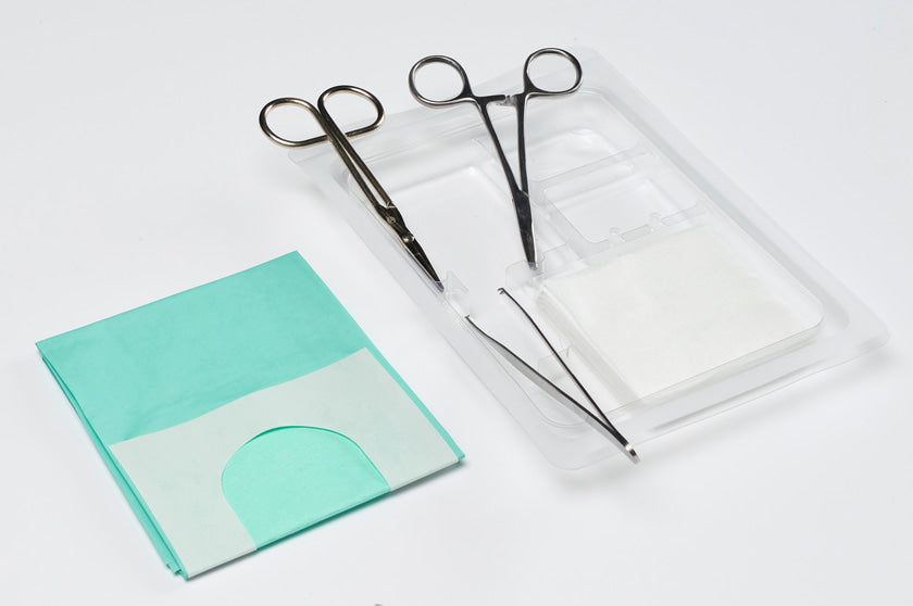 Hechtings- en hechtingverwijdersets "MediSet® Suture set 470176"