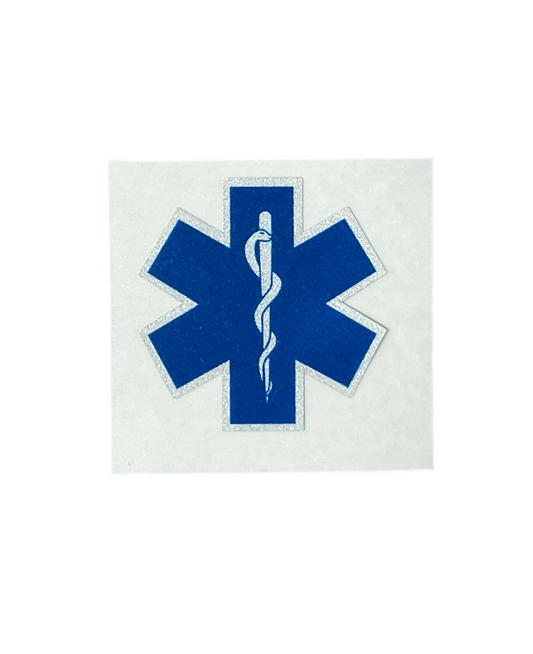 Helmsticker, ambulancier, reflecterend, 3cm.