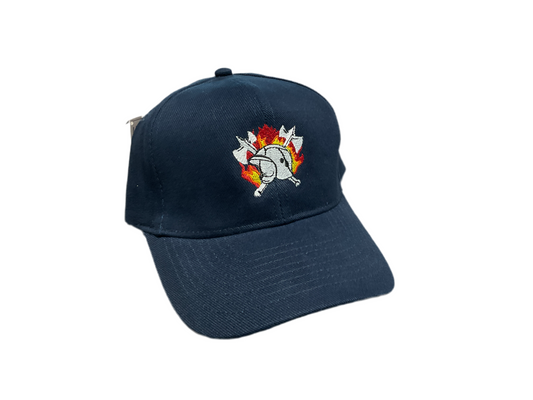 Pet, geborduurd, logo: “nieuw brandweer”