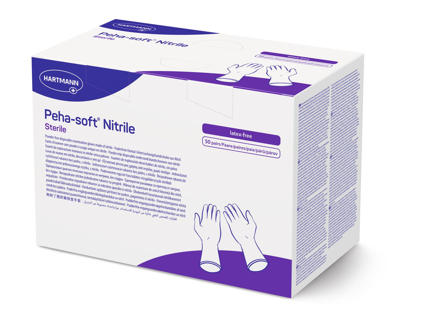 Steriele handschoenen Peha-Soft nitrile- per paar