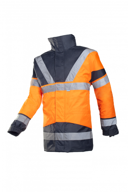 Sioen - Signalisatie regenparka met uitneembare bodywarmer "Skollfield"