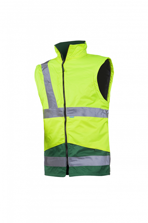 Sioen - Signalisatie regenparka met uitneembare bodywarmer "Skollfield"