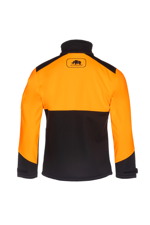 SIP - Softshelljas "Tibet" Fluo-Oranje/Zwart